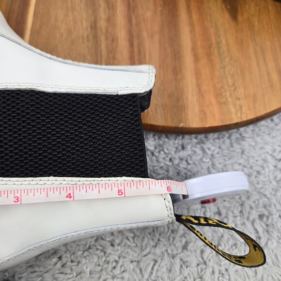 Dr. Martens Womens 8 Style 2976 Quad Smooth White Leather Platform Chelsea Boots - Picture 4 of 16